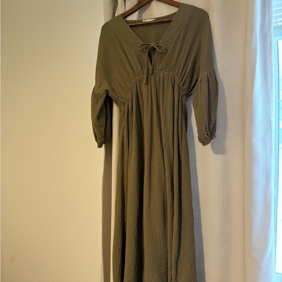 Worth Collection Olive Hunter Dress - Picture 5 of 6